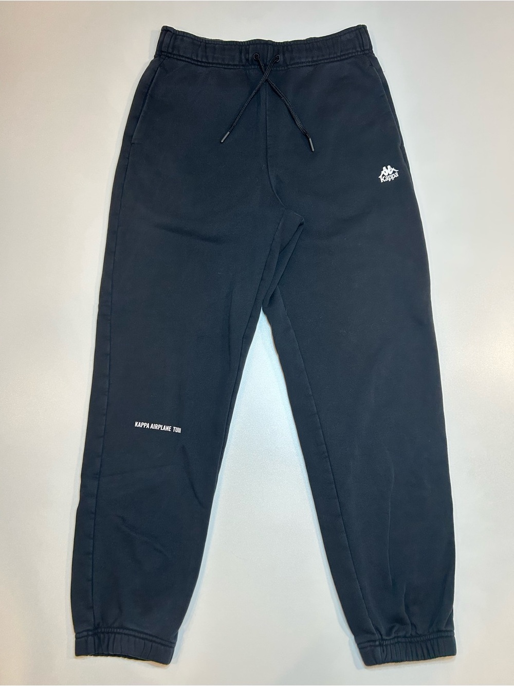 Kappa Women's Airplane Mode Heavyweight Fleece Joggers Black Sweatpants